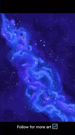 Painting galaxy in 22 minutes /Day 6 of quick drawings #art #procreate #digitalillustration