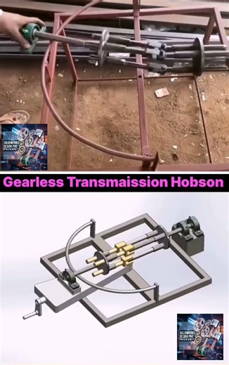 Gearless Transmission Hobson’s Joint: Mechanical Design & Working*#reels*#shorts*#viral*#video