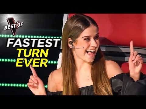 The Coaches COULDN'T WAIT…Fastest Chair Turns on The Voice | The Voice