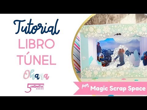 Tutorial: Como hacer LIBRO TÚNEL o TUNNEL BOOK 📖 Scrapbooking en Español