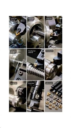 Type of lathe machine Tools & operation 🤔🔥 #lathemachine #automobile #machine