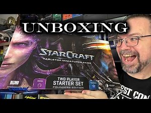 StarCraft the Miniatures Game - First Look! Terran vs Zerg 2-player Starter Set Unboxing!