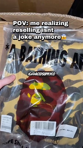 POV: me realizing reselling isnt a joke anymore🤑 #resell #reseller #sidehustle