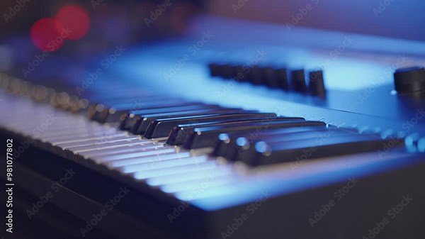 technical equipment of a music studio and music recording equipment for creating songs for hit streaming platform close-up