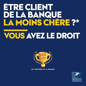 17K views · 250 reactions | Les Trophées de la Banque ont récompensé La Banque Postale « banque la moins chère » dans la catégorie Nationale  Envie de découvrir toutes nos formules de compte ? C’est par ici ➡ https://bit.ly/2Gg3WKH | La Banque Postale | Facebook