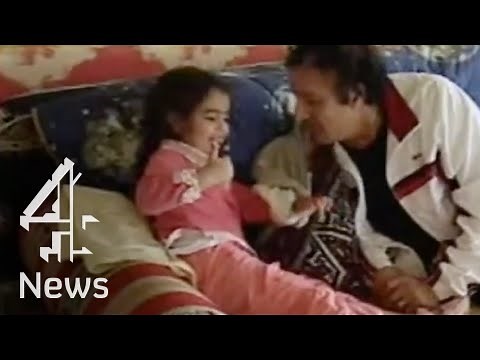 Muammar Gaddafi relaxes at home