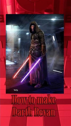 How to make a custom lego darth revan #legostarwars