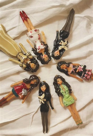 I'm excited to finish up custom orders as well as the future charm ideas I have ! :) I have expressed interest in creating Pink Pantheress and Zara Larsson charms from their collab, and can't wait to start on that once my orders are finished ! Trizulie dolls are majority female charms but I really want to explore creating male figures as well ! Possibly if you and your partner had your own charm of each other :) that would be lovely Fun fact about me is that I love kpop and I recently became a C