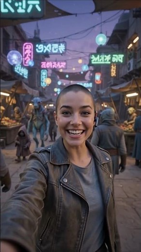 I Explored an Alien Marketplace 👽🛸 | The Most Bizarre Travel Vlog Ever (AI Cinematic)