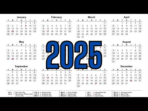 2025 Calendar (January, February, March, April, May...) | Calendar 2025 Holidays and Festivals List