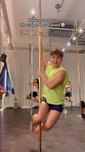 and I thought it was easy 🤡 #poledance #poledancevideo #poletrick #poledancing #pole #singapore
