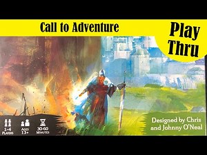 Call to Adventure board game - Solo Play Thru