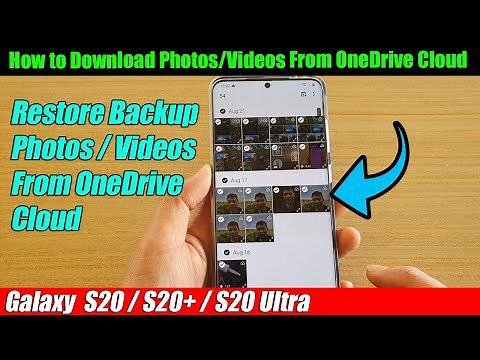 Galaxy S20/S20+: How to Download Photos/Videos From OneDrive Cloud