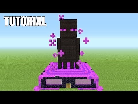 Minecraft Tutorial: How To Make A ENDERMAN!! Survival House (ASH#43)