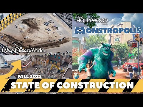 State of MONSTERS INC Construction at Disney’s Hollywood Studios! | FALL 2025 UPDATE