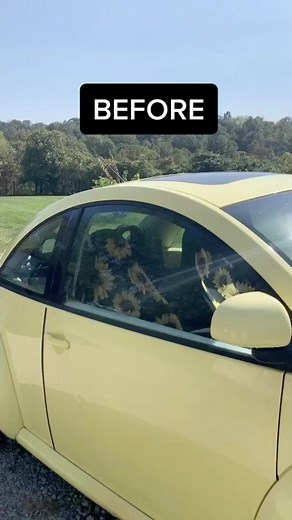 Yellow Car Tinting Transformation