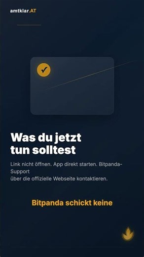 Bitpanda-SMS bekommen. Echt oder Falle?