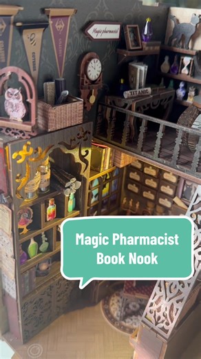 20% off, free shipping - A fun and relaxing DIY project that helps you switch off and get creative. This book nook adds a little magic to any bookshelf and is so satisfying to build. #diybooknook #relaxingcraft #mindfulmaking #creativehobby #dealdrop