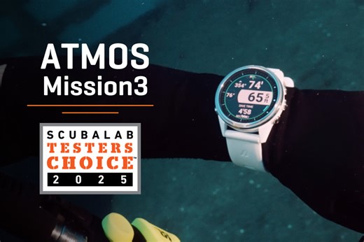 ATMOS MISSION3 Earns ScubaLab Testers Choice