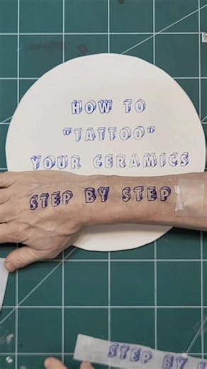 Inbal Hoffman on Instagram: "❤️ #clayart #art #ceramicart #contemporaryceramics #glaze #printmaker #tutorial #underglaze #diy #share"