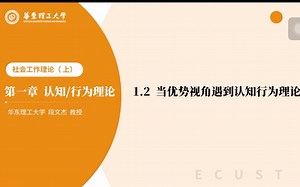 社会工作理论 认知/行为理论