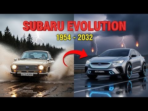 Subaru Car Evolution 1954–2032 | Realistic Transformations