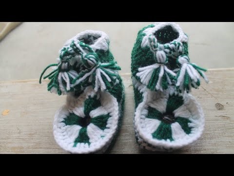 Easy Knitting Baby Booties 🧵 | Knitting Baby Shoes Tutorial 2023