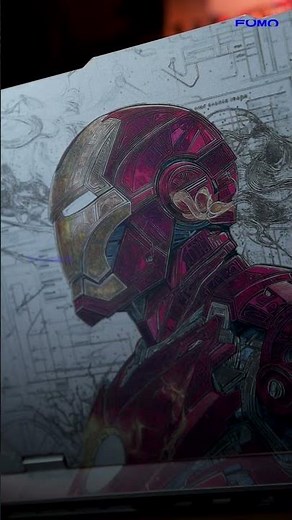 Avengers Iron Man Transparent Laptop Skin | Installation & Cinematic Shots | Fomo Store