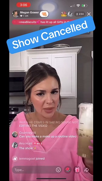 El show ha sido cancelado: Megan Gower en el centro de la controversia