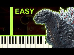 ALAPU UPALA SONG | GODZILLA SINGULAR POINT - EASY Piano Tutorial