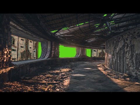 Green Screen UFO Inside spaceship HD