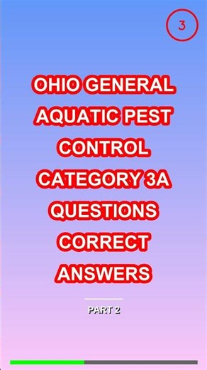 Ohio Category 3A Aquatic Pest Control Exam Prep: Must-Know Questions to Pass Your ODA Test