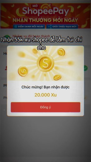 B1:đăng kí,nhập mã giớithiệu 5ULSABQHQ B2:cập nhập sinh trắc học#xuhuongyoutube #shopee #shortvideo
