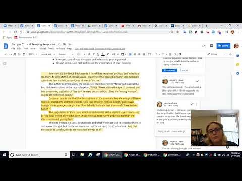 How to write a critical reading response