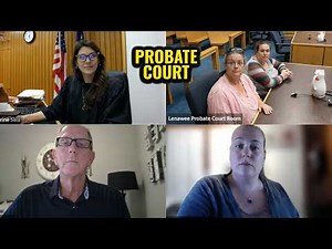 "Probate Court Hearing: Estate Administration & Child Guardianship Cases (Full Proceedings)"