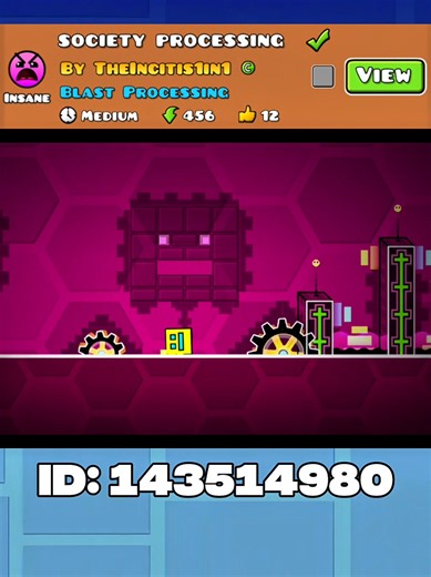Society Processing #viral #geometrydash #gd #edit #fpy | geometry dash