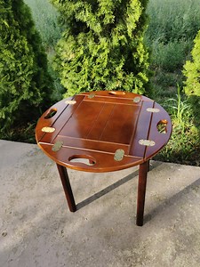 Vintage Mahogany Butler Table/tray Tables / Wood Butler Table /mid Century Modern - Etsy