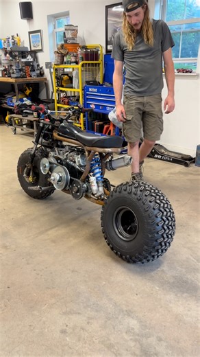 Mini Metal Fab | The big block mini bike is almost ready for paint! All that's left is some more testing and to build a torque converter cover! Stay tuned... | Instagram