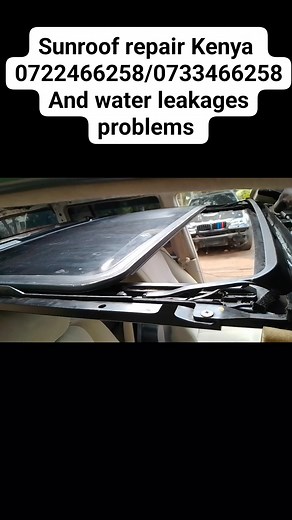 Hae dears, we are still on repairing of sunroof problems  water...
