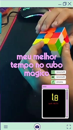 SUB10? Meu MELHOR tempo no CUBO mágico com método ROUX