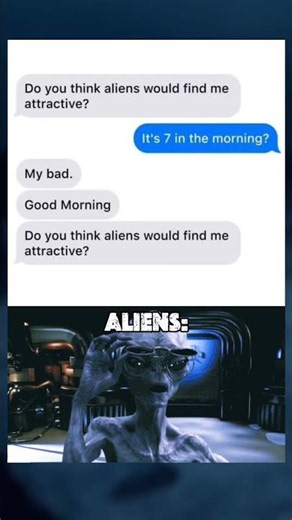 THE WORST TEXT TO WAKE UP TO! 👽😂 #shorts #funny #textingstories
