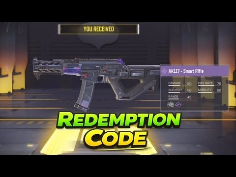 Free CODES for Epic AK117 - Smart Rifle and Ranked Shield Card