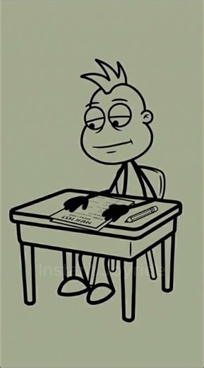 Math tests be like... 👽🧠 #shorts #animation