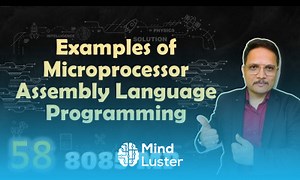 Mind Luster - Learn 1 Examples of Microprocessor Assembly Language Programming