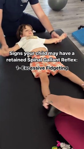 This is an important element of therapy for children struggling with their neurodevelopment!