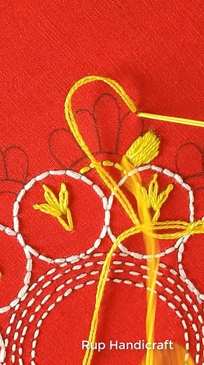 42K views · 580 reactions | Basic Stitch Tutorial Very Easy Nokshi Katha Stitch Tutorial, Embroidery Designs #shorts | Rup Handicraft | Facebook