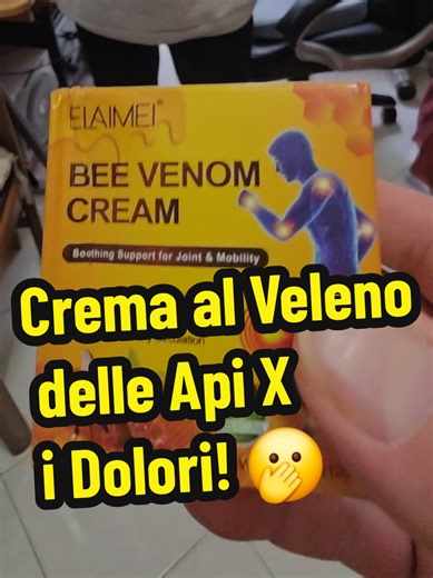 Crema ELAIMEI al veleno d’api da 120 g, studiata per dare sollievo localizzato a muscoli e articolazioni affaticate grazie alla sua azione riscaldante e lenitiva. La formula contiene ingredienti calmanti che favoriscono il comfort, la mobilità e una migliore circolazione nelle zone massaggiate. Ideale per chi ha uno stile di vita attivo e cerca un aiuto in più dopo sport, lavori pesanti o fastidi alle mani, ginocchia e schiena. #cremavelenodapi #sollievoperlearticolazioni #stiledivitaattivo #off