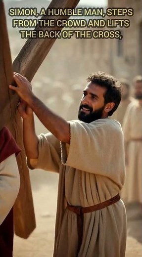 Station V | Simon Helps Jesus Carry the Cross | 14 Stations of the Cross