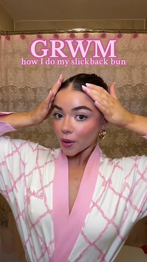 Slick Back Bun Hair Tutorial for Dance