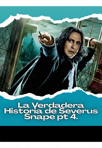 La Verdadera Historia de Severus Snape La historia de Severus Snape es mucho más triste de lo que muchos recuerdan parte 4… 🪄🥀 #HarryPotter #SeverusSnape #Snape #WizardingWorld